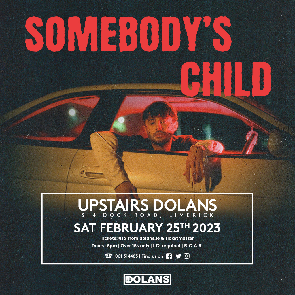 mydolans's tweet photo. ***SHOW REMINDER***
Somebody's Child is Upstairs at Dolans, Sat Feb 25th.
Tickets from: https://t.co/pRBbkBTb4J
@SomebodysChild1
#somebodyschild
#dolanslimerick https://t.co/0UmW9IMbGd