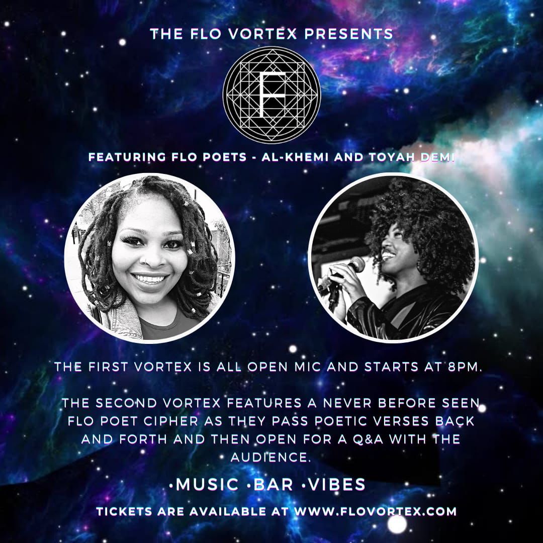 Join us this Friday for @FloVortex OPEN FLO, an open mic night like no other! Tickets: ticketsource.co.uk/booking/select… #SE14 #newcrossroad #spokenword #poets #flovortex