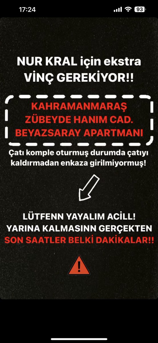 secilyll's tweet photo. @ProfDemirtas YAN BİNA ÇÖKMEK ÜZERE LÜTFEN YAYALIM ARKADAŞLAR ACİL ÇOK ACİL https://t.co/kXsO8wMYyl