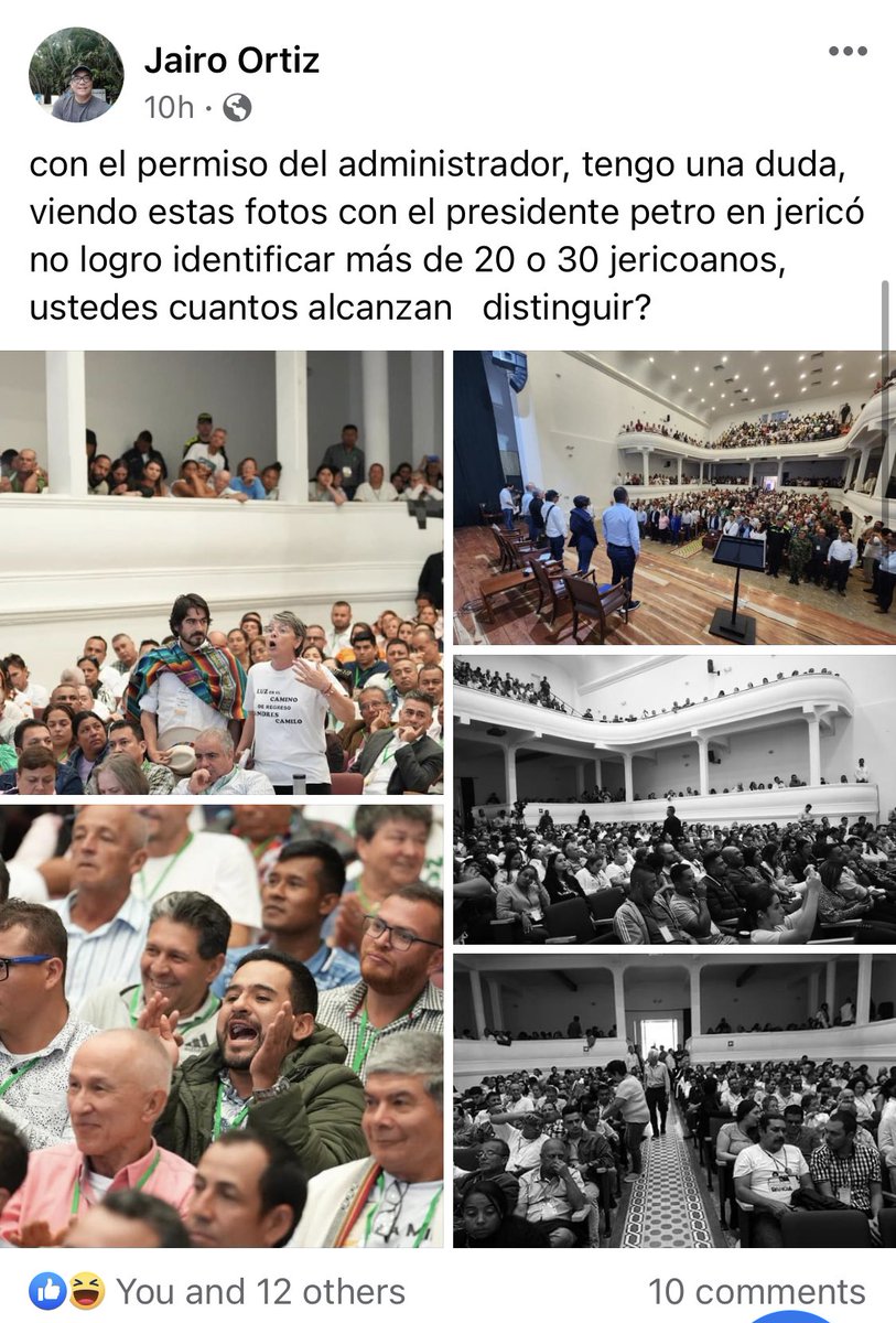 PintoBrun's tweet photo. Preguntas que se hacen los jericoanos cuando dicen “todos los jericoanos” recibieron al Presidente el pasado 14 de enero. En fin!! https://t.co/nzDESDeswZ