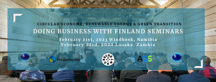 Finnpartnership (@finnpartnership) on Twitter photo Finnpartnershipilla oli ilo järjestää tänään infotilaisuus Doing Business with Finland -seminaareista yhdessä <a href="/FinEmbWindhoek/">Finland in Namibia</a>, <a href="/FinlandinZambia/">Finland in Zambia</a>, <a href="/AGSZambia/">Accelerated Growth for SMEs in Zambia (AGS)</a> ja <a href="/EEP_Africa/">EEP Africa</a> kanssa. Tapahtumiin osallistuvat yritykset saivat tietoa 🇿🇲 & 🇳🇦 markkinoista sekä rahoitusmahdollisuuksista. Finnpartnershipilla oli ilo järjestää tänään infotilaisuus Doing Business with Finland -seminaareista yhdessä <a href="/FinEmbWindhoek/">Finland in Namibia</a>, <a href="/FinlandinZambia/">Finland in Zambia</a>, <a href="/AGSZambia/">Accelerated Growth for SMEs in Zambia (AGS)</a> ja <a href="/EEP_Africa/">EEP Africa</a> kanssa. Tapahtumiin osallistuvat yritykset saivat tietoa 🇿🇲 & 🇳🇦 markkinoista sekä rahoitusmahdollisuuksista.