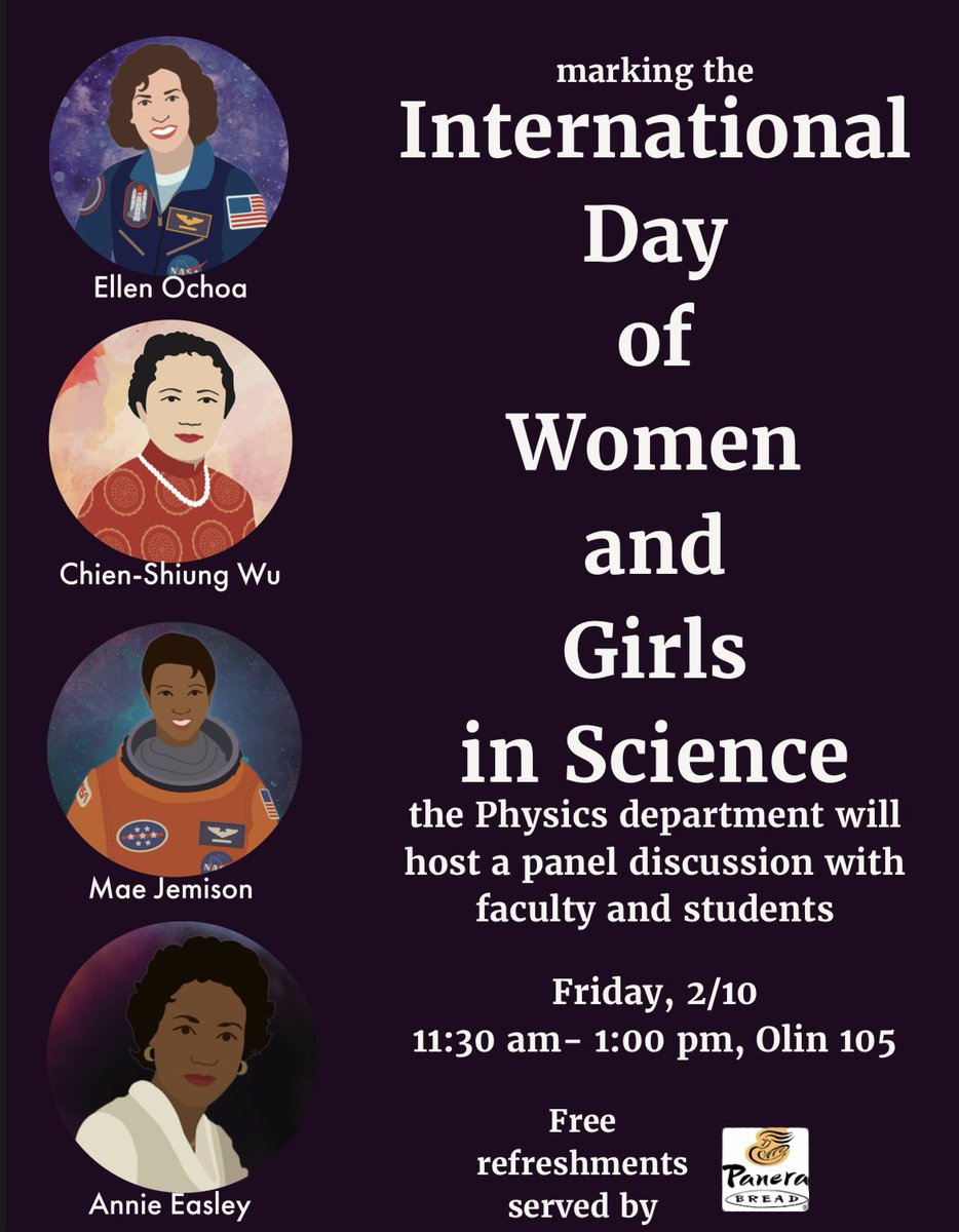 wfuphysics's tweet photo. Please join us!! 

#womeninstem #wfu #wfuphysics
Artwork courtesy of https://t.co/txcLGOAOXL “Women in STEM Posters for Classrooms” series 1 https://t.co/H0qgTZW1JK