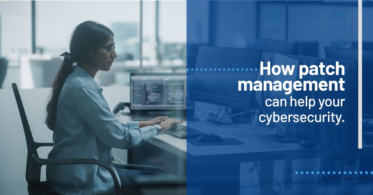 PureTS_MI's tweet photo. Cybersecurity is a big topic with many moving parts. One of the simplest things you can do to improve your company's cybersecurity posture is to keep hardware and software updated. Download our Patch Mangement PDF to see how we can help. https://t.co/Ql8FawvZ22 https://t.co/sQ5vziydJh