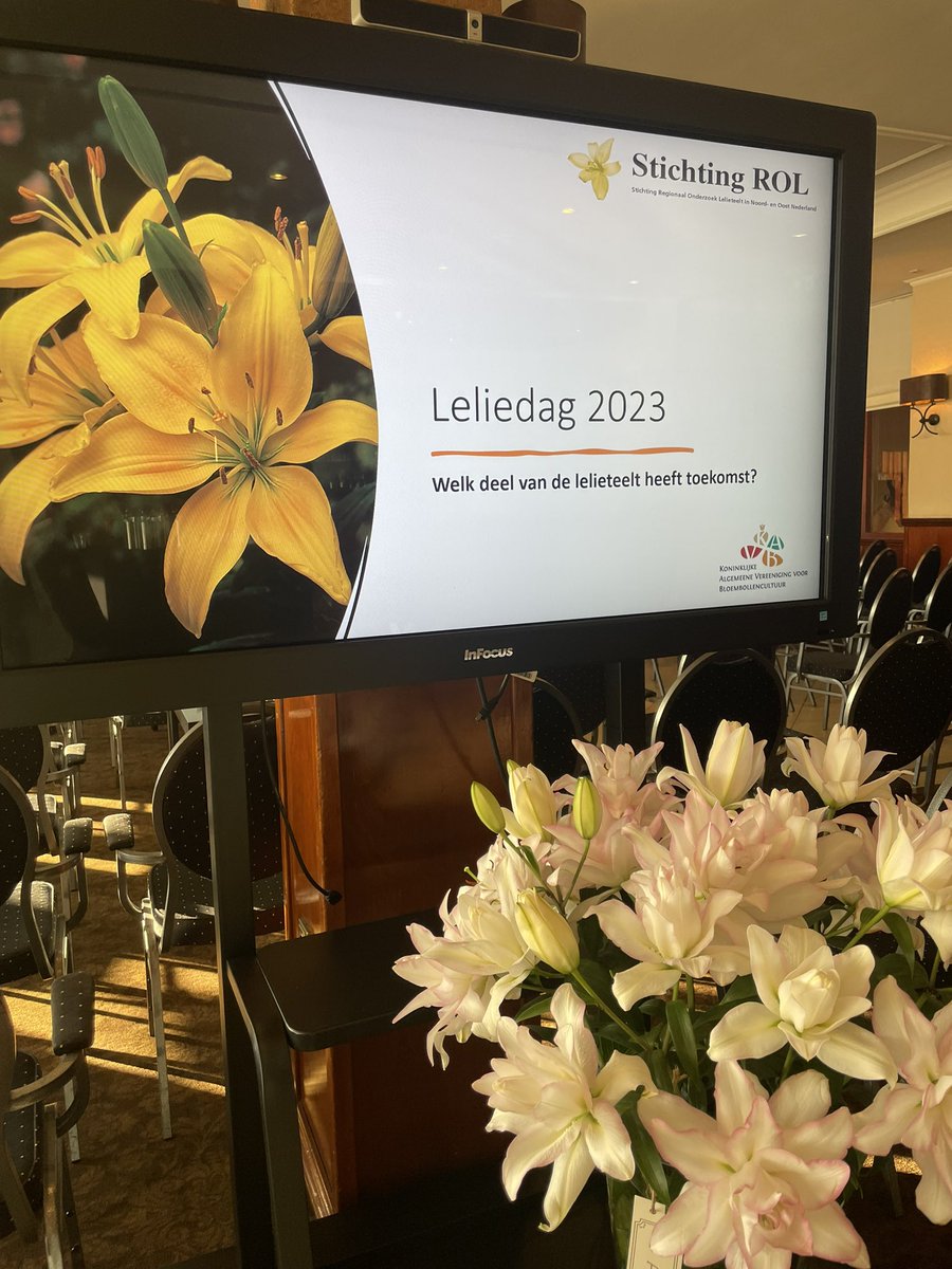 Vandaag op de #leliedag van Koninklijke Algemeene Vereeniging voor Bloembollencultuur (KAVB) laten zien wat er allemaal mogelijk is in de #lelieteelt.