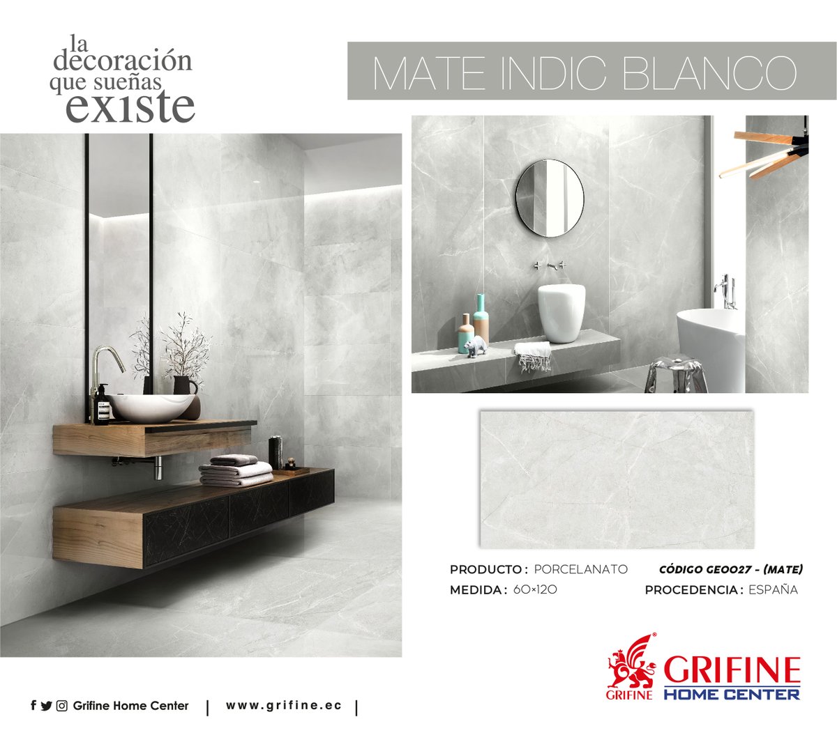 grifinehc's tweet photo. #Tendencias2023 Porcelanato tipo mármol, imitación a la piedra natural, en formato 60x120 para pisos, paredes y encimeras. #Grifine #Guayaquil #Quito #Cuenca #Manta #Portoviejo #Chone https://t.co/xFV9MdvXky
