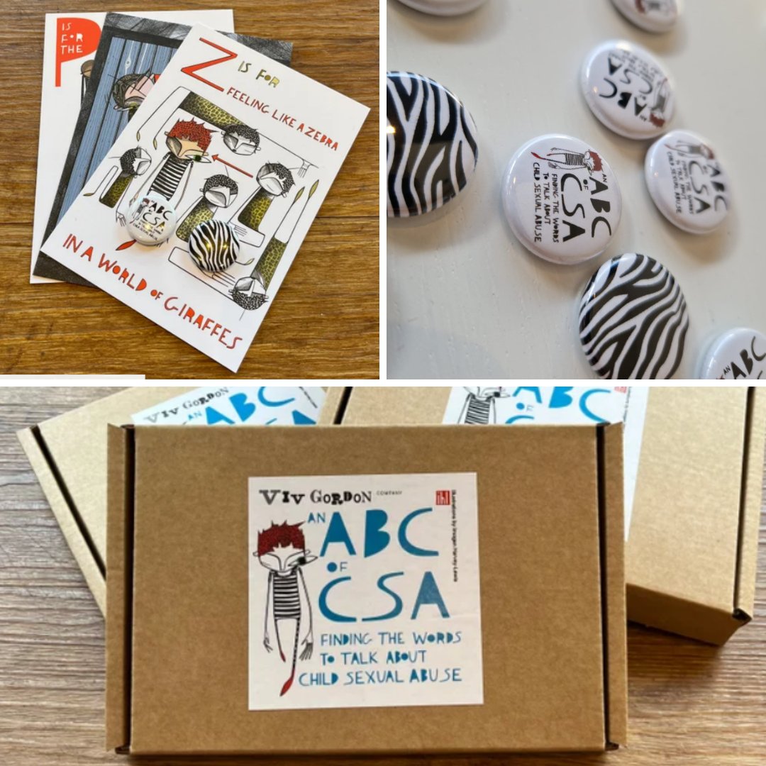 VivGordonCo's tweet photo. #ABCofCSA:
At our exhibition @MaketankExeter you can purchase the ABC cards (also on our website:
https://t.co/EBffDangRZ).
We also have freebies for you to take away - postcards, badges & stickers galore to join the revolution & spread the love! โ
#BeAZebra #ADazzleOfZebras https://t.co/7wbtc9m6Gm
