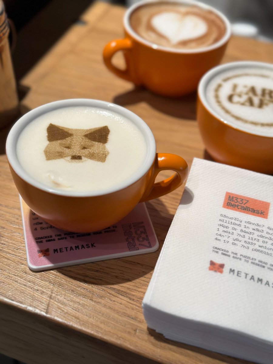 Stay warm, you foxy builders <a href="/MetaMask/">MetaMask 🦊</a> 🦊 ☕

#ETHTLV