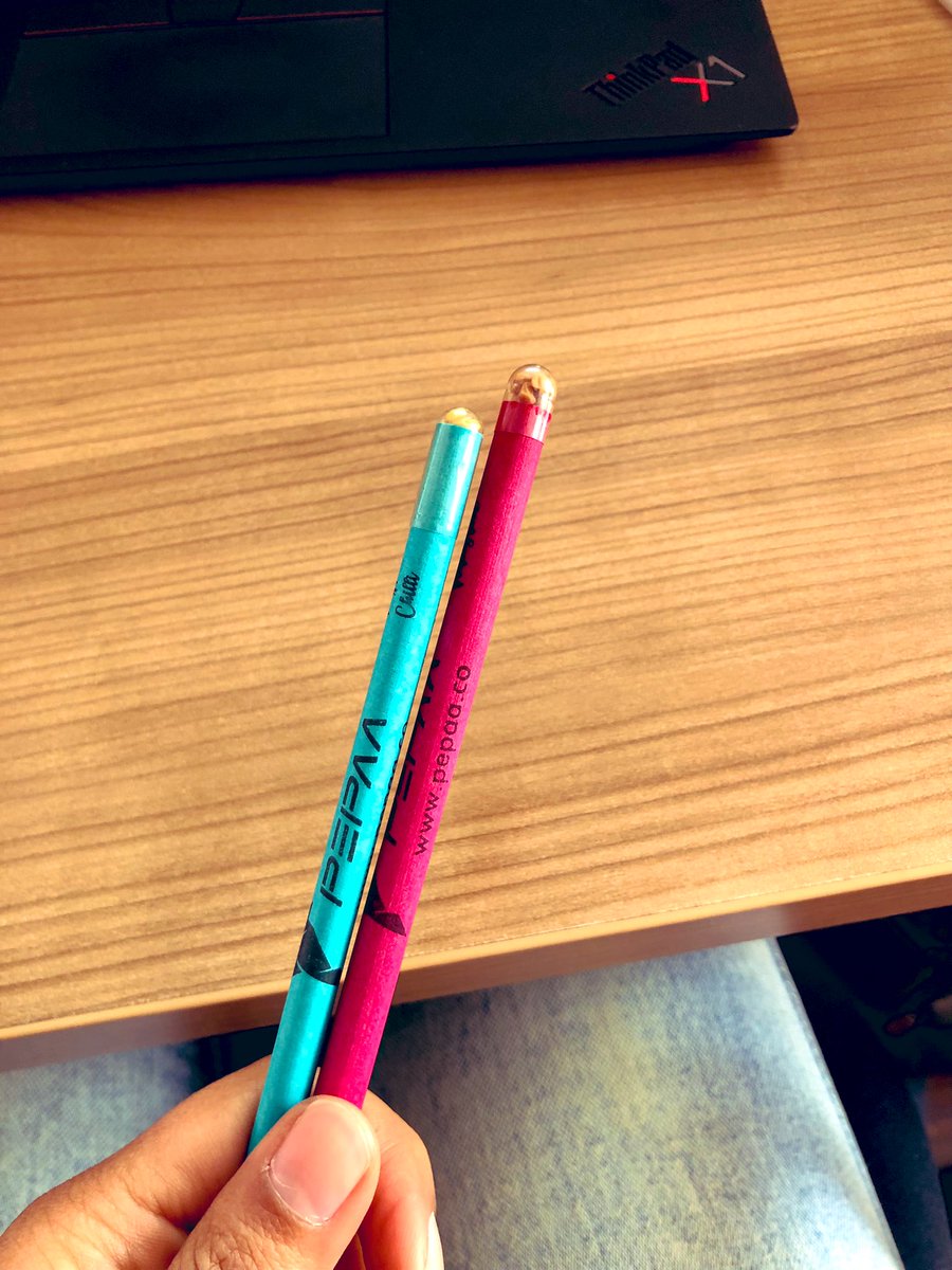DiptiBaral7's tweet photo. A friend gifted me these plantable pencils. They are made of 100% recycled paper and feature seeds on the top that may be planted after you finish using the pencil. What a fun day to grow! #growyourown https://t.co/muHHnJQZ08