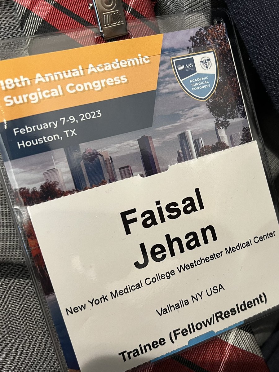 Made it. It’s great to be back at @AcademicSurgery #ASC23 #letsrollthescience