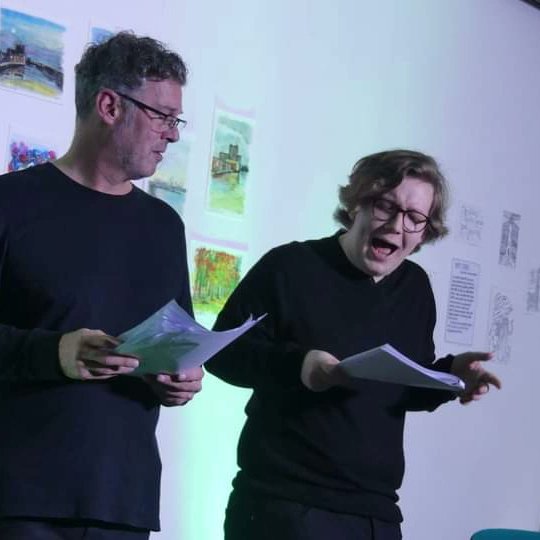 SamuelCPearson's tweet photo. As I prepare for @BreakwaterTC 'Secrets and Sacrifices' I wanted to share some photographs of me from their last Scratch Night 'Back. Scratch'
@LincsInspire - Cleethorpes Library
Looking forward to it! 🎭🎟️
#livetheatre #rehearsedreading #performance #newwriting #playscript https://t.co/a1beUFMzEm