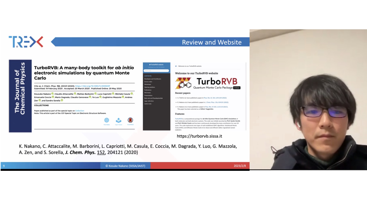 Good news for #QMC #researchers &amp; #developers! TREX will be releasing #TurboRVB as #OpenSource code in July 2023!  Thanks <a href="/_Kousuke_Nakano/">Kosuke Nakano</a> for your inspiring work &amp; looking forward to the official release! Check out #TurboRVB here:  shorturl.at/clrv0
