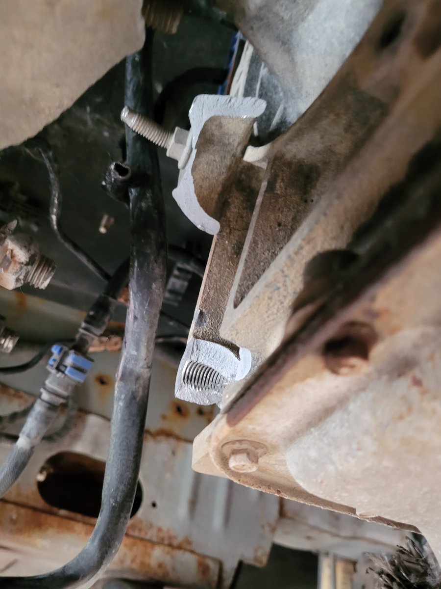 grangertires's tweet image. Driveshaft dampener coming apart and damage if this is not caught in-time. #driveshaft #dampener #brakelines #ujoints