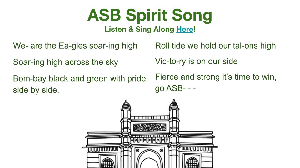 msneidmusic's tweet photo. Just in time for the SAISA Boys Basketball Tournament we have written and unveiled our spirit song. The newly formed pep band is ready to play and the student body is ready to sing when we win a game this weekend! #asbindia #asbhs #asbms #musiced #pepband https://t.co/JFjRPvY9b3 https://t.co/dFWG66Q17u