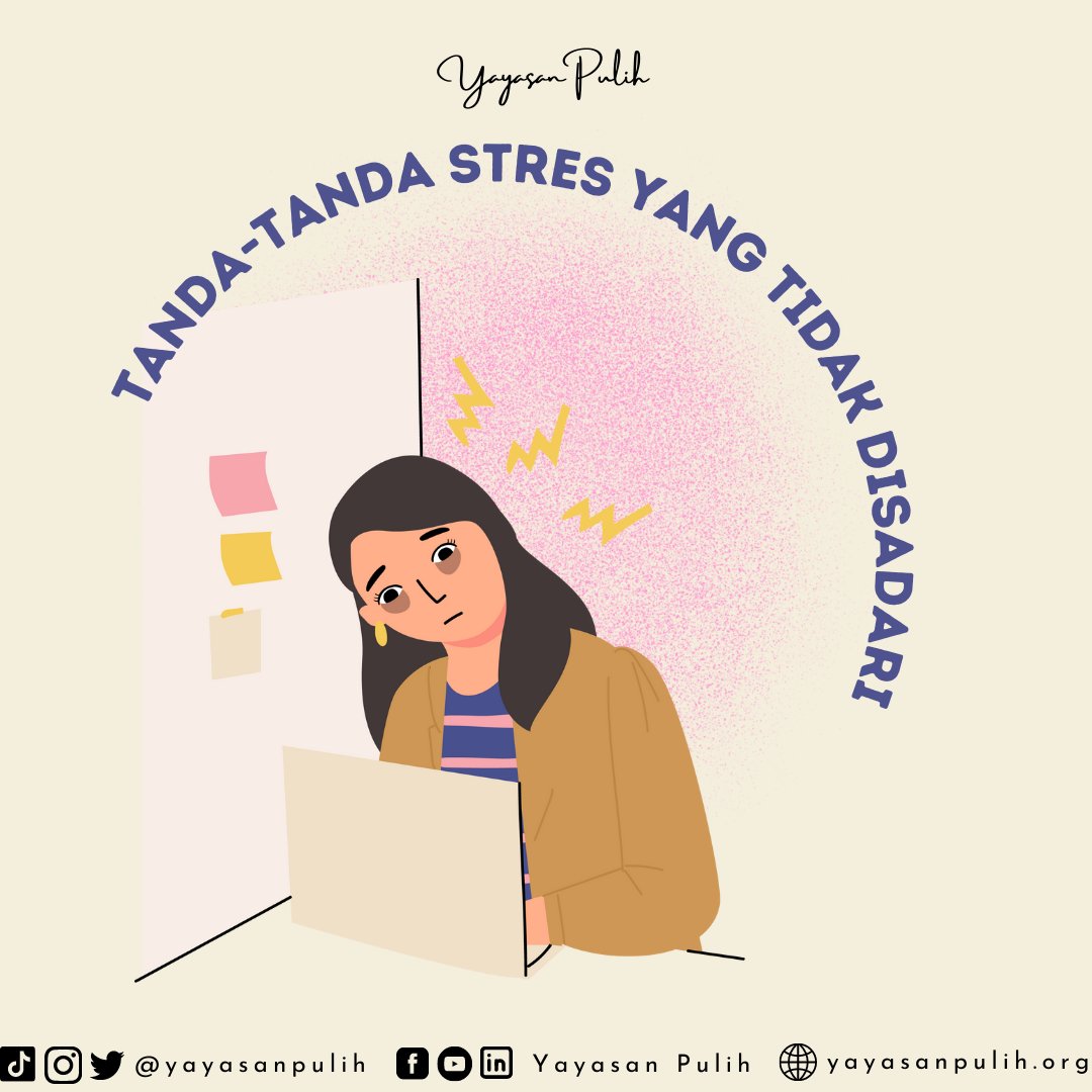 YayasanPulih's tweet image. Halo, Sahabat Pulih!
Stres merupakan hal umum yang dapat dirasakan setiap individu, baik dewasa maupun anak2. Stres dapat dipicu oleh berbagai faktor, salah satunya beban pikiran yg menumpuk. 
#signsofstress #tandastres