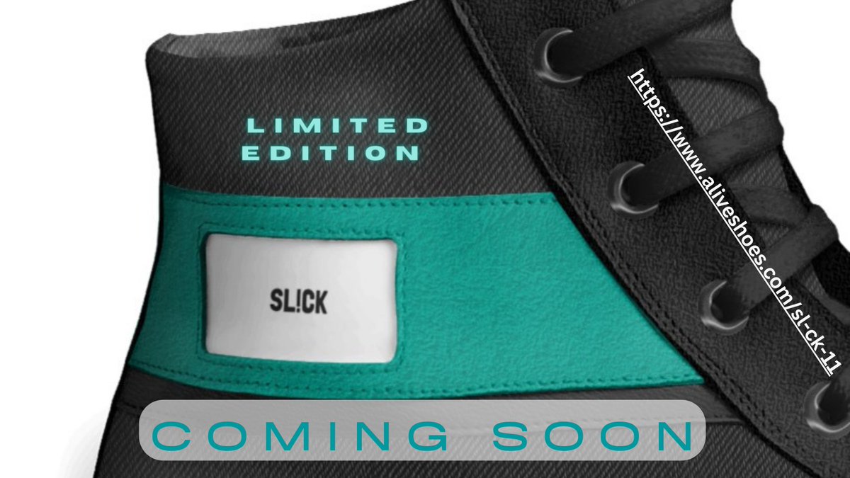 Coming soon!!!  #sneakpeek 
#newdesign  #Italiancanvas #cottonlaces #hightop #fashionstyle #shoetrends #fashiontrends2023 #styletrends #sneakers #oi #wearitright #sliick #blackaqua #oicouture #shoes #shoeedition #Onlineshopping