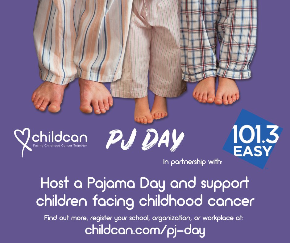I'll be wearing my PJs on Feb 15 to stand in solidarity with the children facing cancer who rarely get out of their pajamas. Will you join me? Together we can raise awareness of childhood cancer in comfort! 

#ChildcanPJs 
#FacingChildhoodCancerTogether
childcan.com/pj-day