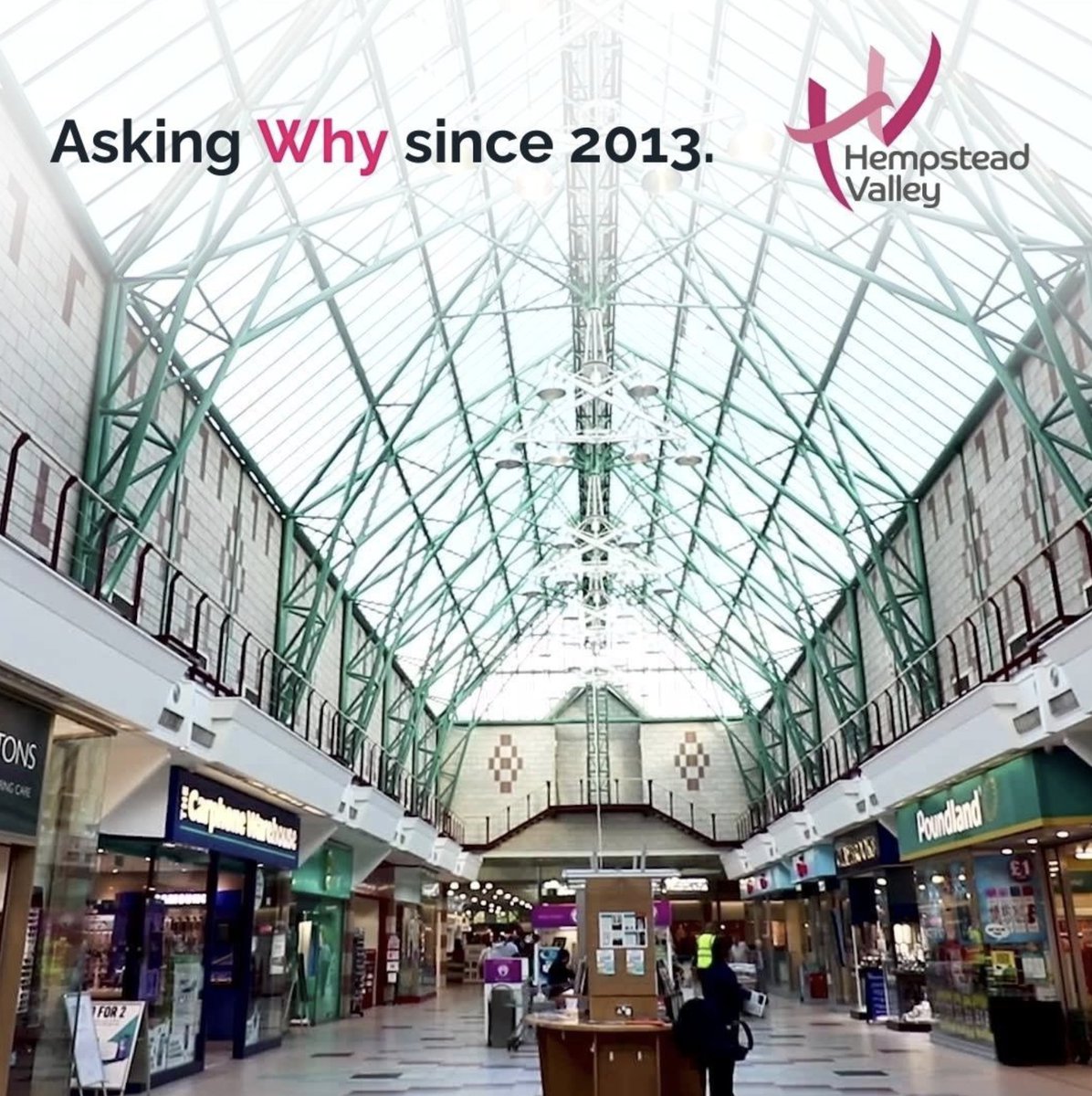 WhyMedia's tweet image. We cannot believe that it&apos;s been almost 10 years since Hempstead Valley Shopping Centre asked Why for the first time 💪

Is it time for your Shopping Centre to ask Why? 
☎️ 020 3007 6002 / info@whymedia.com

#timetoaskwhy #whymedia #marketingagency #retailmarketing #retail