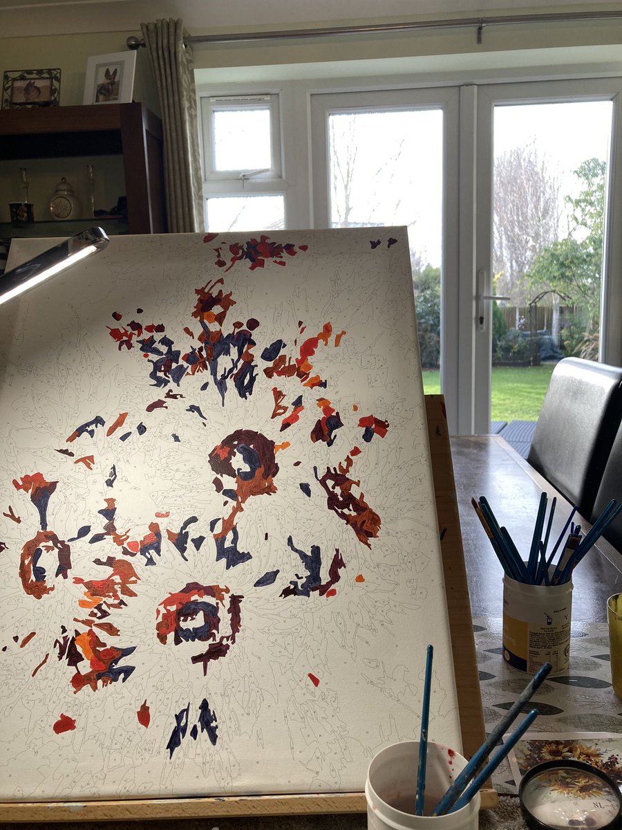 deborahmalone23's tweet photo. Who doesn’t love a bit of The Beautiful South while doing a spot of painting 😊 #cryfreedom #oldredeyes #songforwhoever @PaulHeatonSolo https://t.co/EYBevDnd35