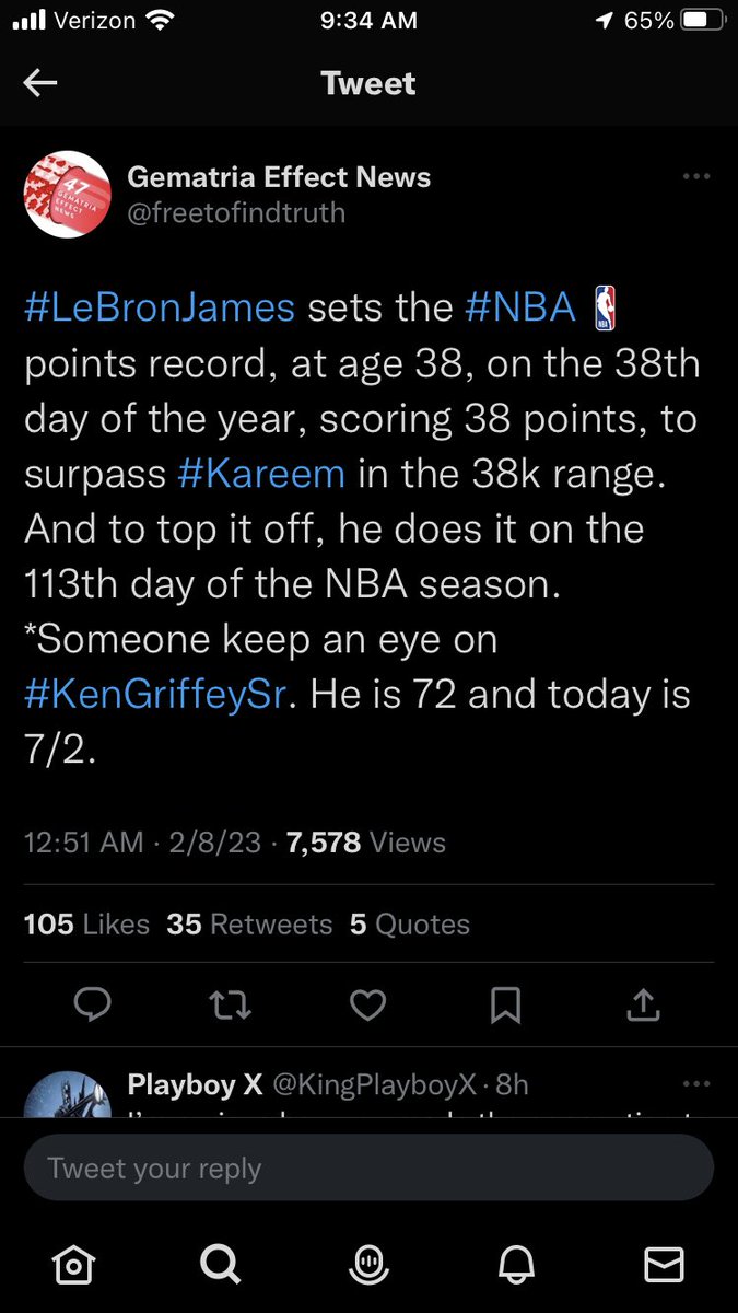 gehrenbergdfs's tweet photo. Today’s dunce of the day has easily the worst take on LeBron James breaking the scoring record of anybody. The leap this takes at the end is something. https://t.co/A7cMHYRhfx