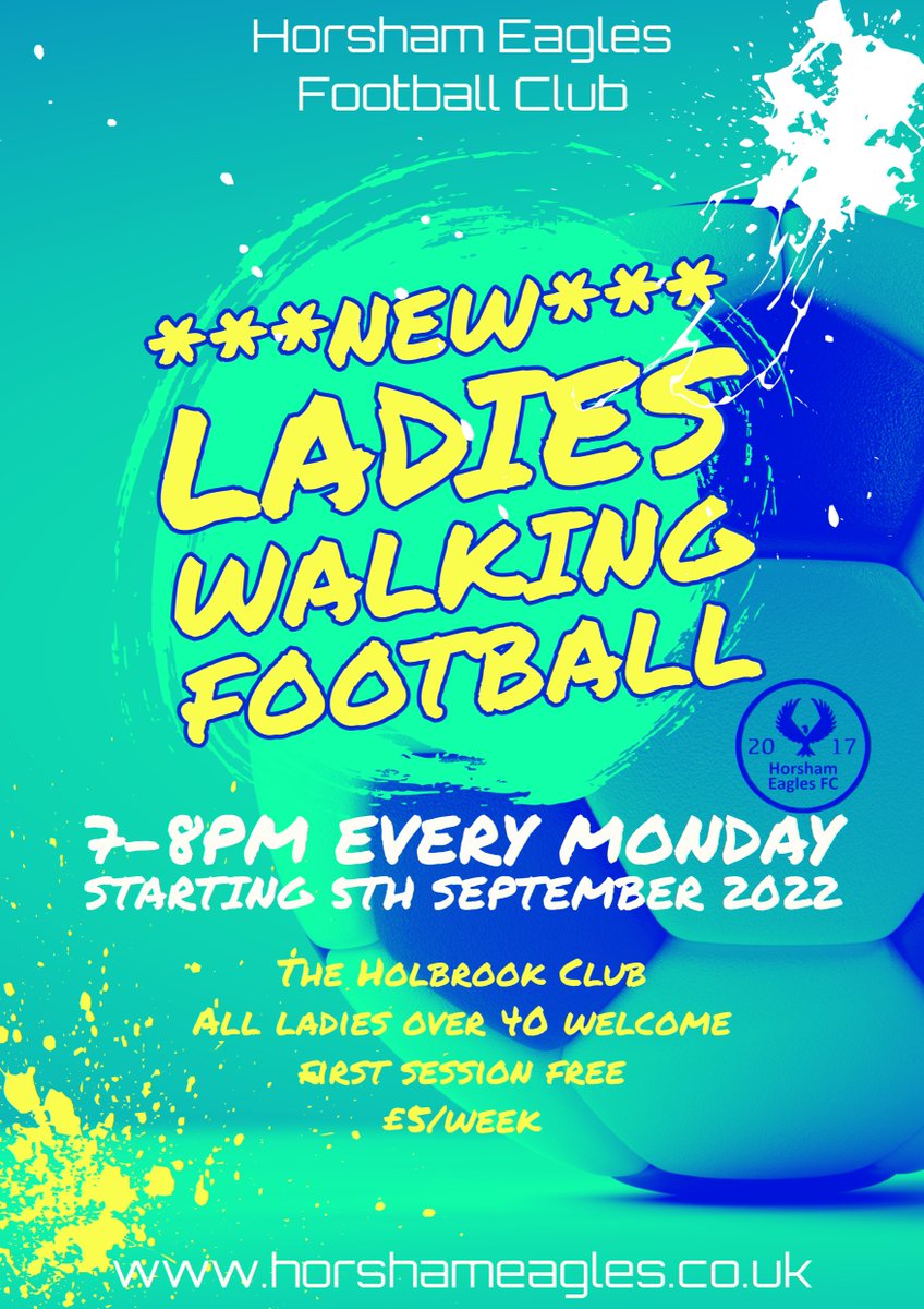 Take a walk to us on Monday evenings and take part in Ladies Walking Football.