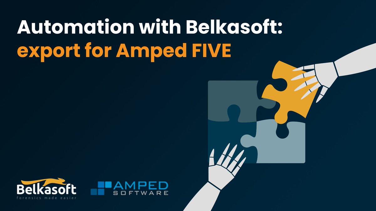 Belkasoft's tweet photo. Implement automation for your #DFIR investigation of images and videos with Belkasoft X and @ampedsoftware 

Read our new "How-To" article and discover the benefits of media forensics with automation: https://t.co/CMQgUJVBzL

#digitalforensics #mobileforensics #computerforensics https://t.co/YdVHyPU0Xo
