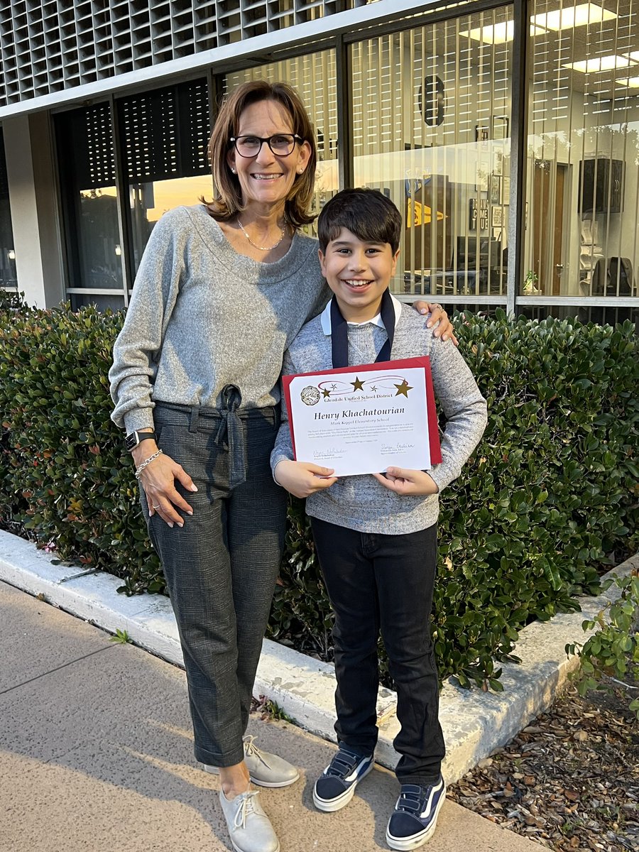 KeppelVAPA's tweet photo. Last night, Henry was recognized by the Board of Education for his award at the Invention Convention. We are so proud of him. Thank you for representing our school! Congratulations to all the students who participated. @GlendaleUSD https://t.co/dcXy47bVgx