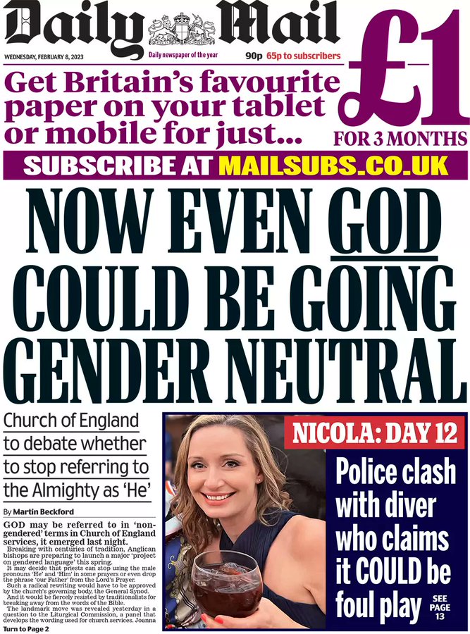 SymonHill's tweet photo. I'm happy to refer to God as "he", "she", "they" or simply as "God". Christianity does *not* regard God as male or female. God is not a man with a beard in the sky. God is an active power who is present with us as we strive for love and justice. #GodIsGenderNeutral https://t.co/CRckvwx9bS