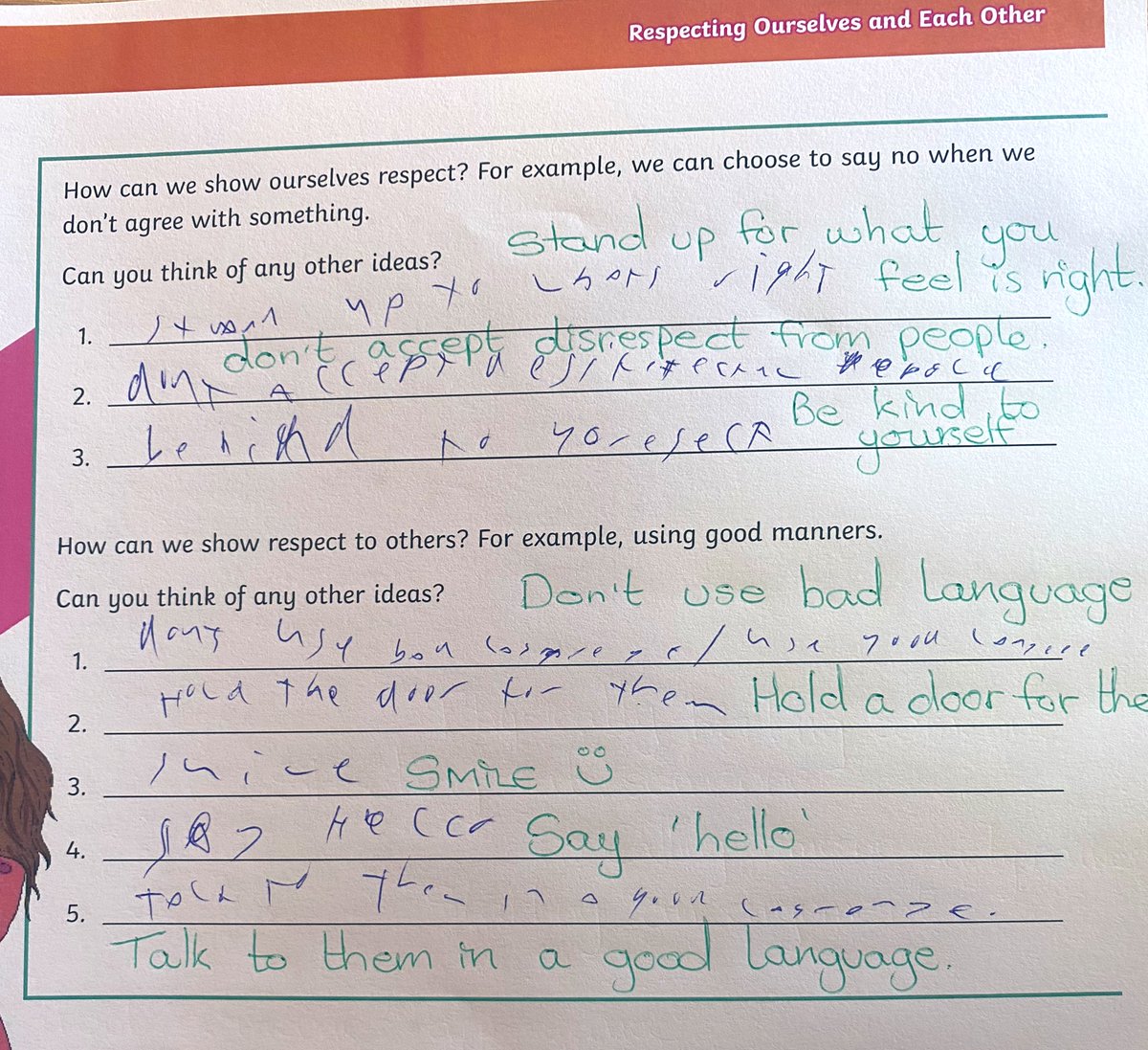 LDixon25's tweet photo. A lovely lesson this afternoon, thinking about how to respect ourselves and others! #respect #teamladder #sharingideas #discussion https://t.co/RXXyyk2Zcb