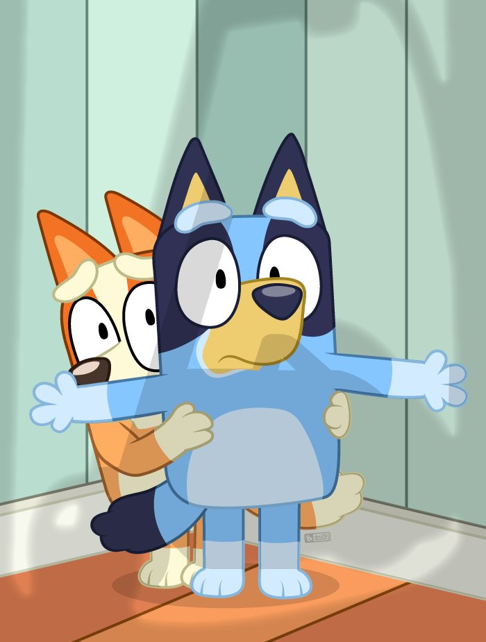 judacris's tweet photo. Cheeky children get to spend the afternoon with Mr. Vacuum Cleaner. #Bluey https://t.co/A6FrswDbcg