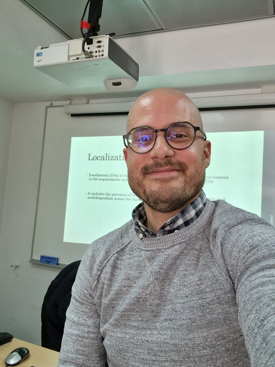 So glad to be able to teach again in a classroom after 3 years of distance learning! #xl8 #t9n