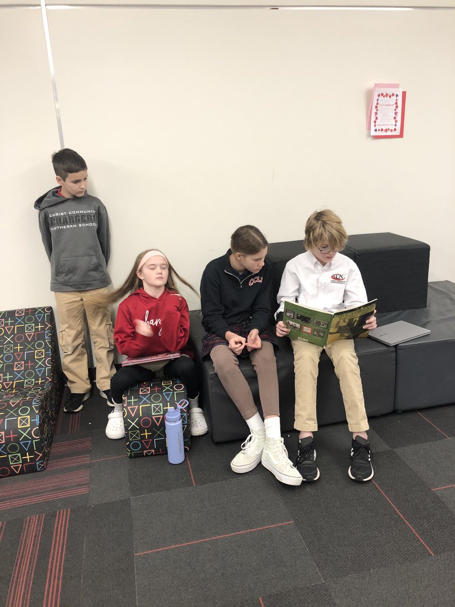 CCLSKBrown's tweet photo. Reading one picture book a day. Solving the mystery and finding the theme. What interesting stories. @CCLSLeible @CCLSChargers https://t.co/0ngM7Ev6qm