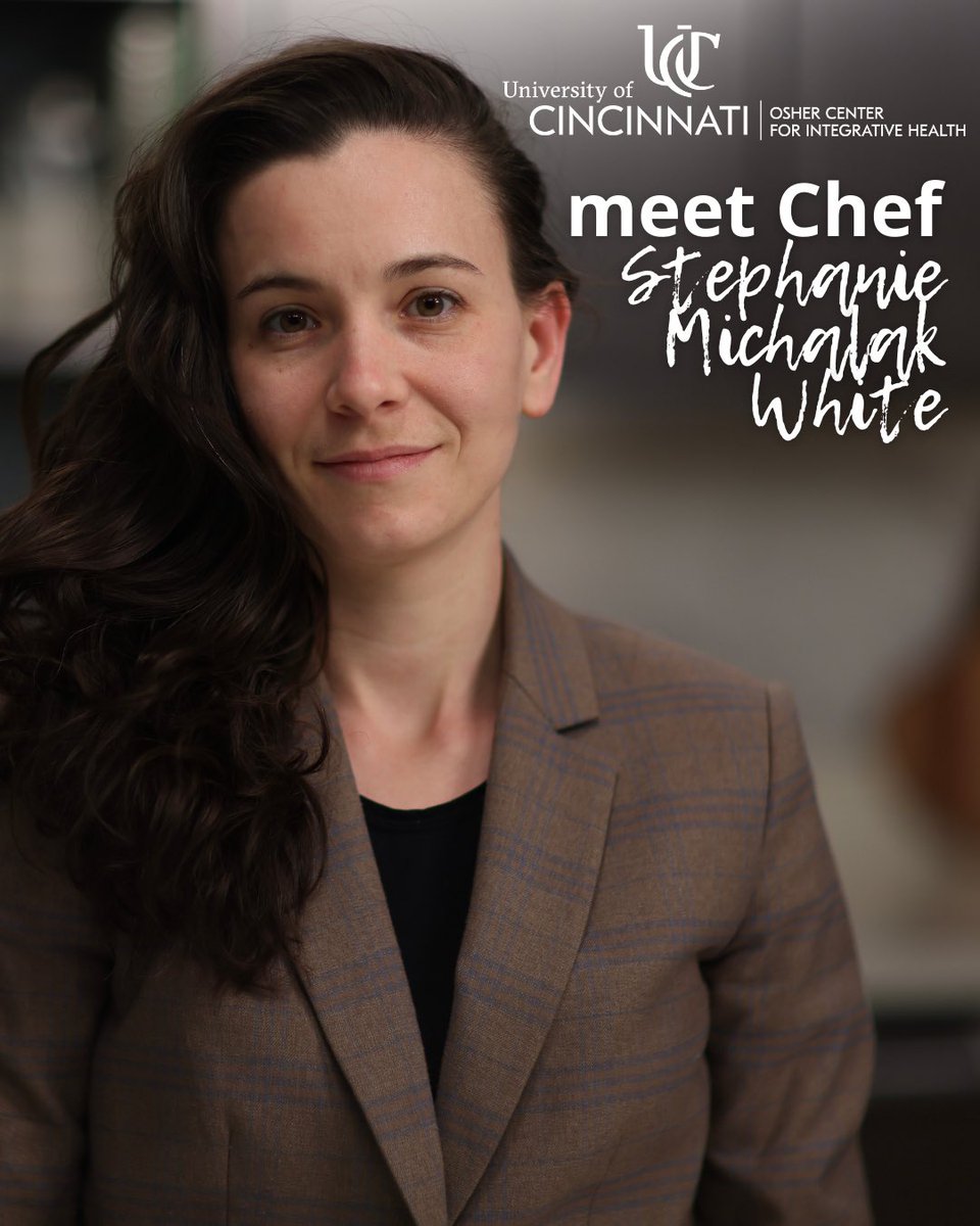 Meet Chef Stephanie Michalak White, EdD 👋  She holds a doctorate in Higher Education Leadership from Maryville University. During her doctoral studies, her research focused on food insecurity in higher education. Welcome to the #CulinaryMedicine team!