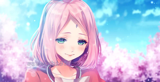some of my old sakura drawings~!! 2016-2017 