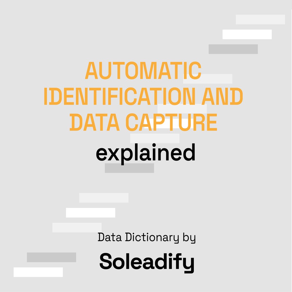 veridiondata's tweet image. 🔵 Automation is key to optimizing data flow, especially in procurement. With Automatic Identification &amp;amp; Data Capture technologies, you can identify objects, capture their associated data, and have it all seamlessly fed into your system. 
Knowledge via Soleadify’s #datadictionary