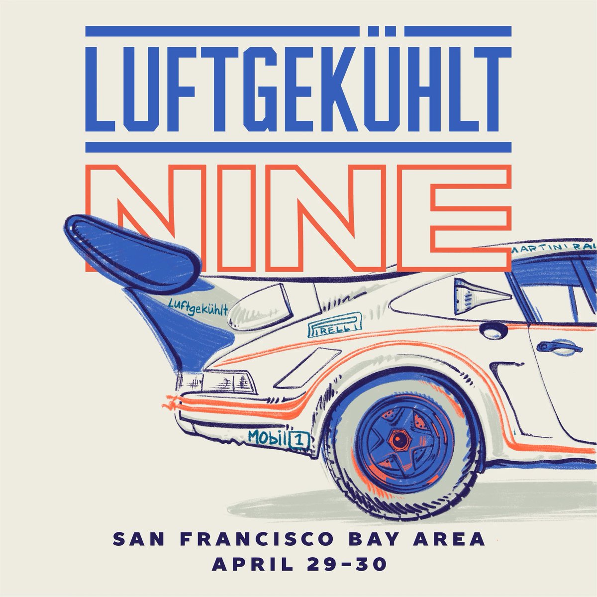 Aircooled Porsche extravaganza Luftgekuhlt is going to San Francisco dlvr.it/Sj6lQr