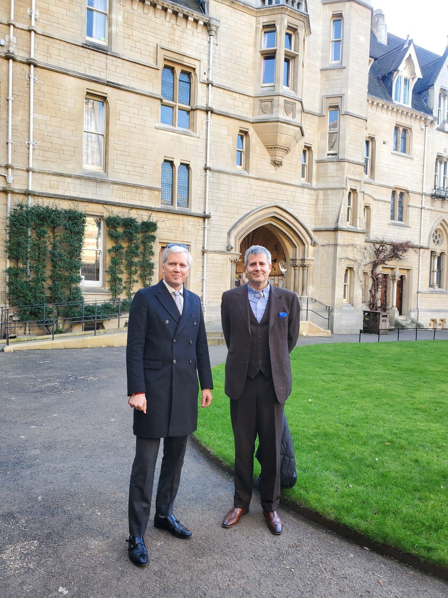 ViljarLubi's tweet photo. Great to be back in #Oxford for follow ups after 🇪🇪#popupembassy week in November. Seeing old friends, and making new ones. https://t.co/96U50uJ8Xe