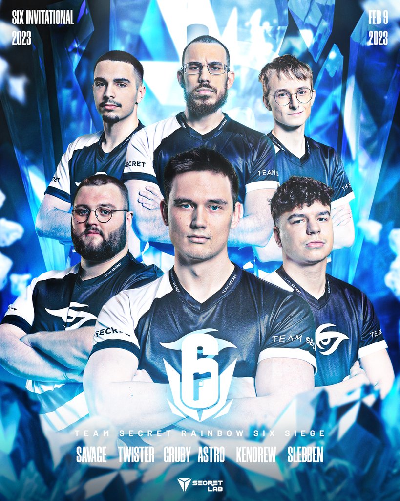 teamsecret's tweet photo. No one expected us to make it this far.
Our journey into the Six Invitational starts tonight, let's do this! 🏴🏳️
#SecretR6 #SixInvitational https://t.co/hgrF6yONRy