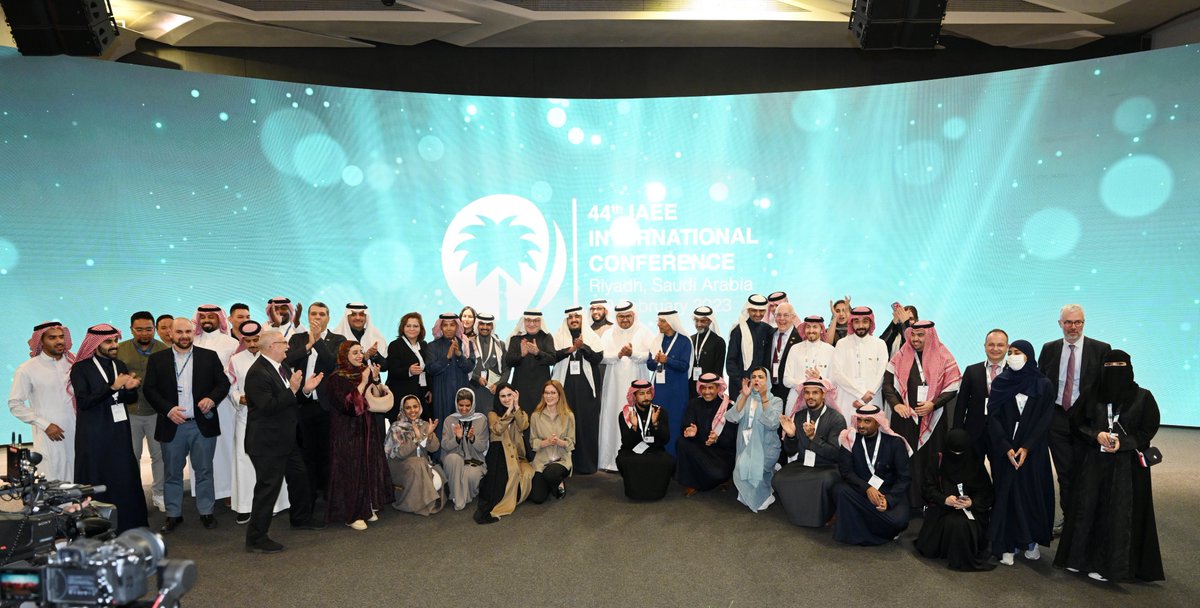 KAPSARC's tweet photo. A special recognition goes out to the countless hours, days, and months it took to orchestrate #IAEE2023KSA. A combined effort by #KAPSARC, 
@IA4EE, and @TheSaudiAEE realized the 44th edition here in Riyadh.

We look forward to the 45th edition Istanbul next year. https://t.co/M2o0yXqCu3