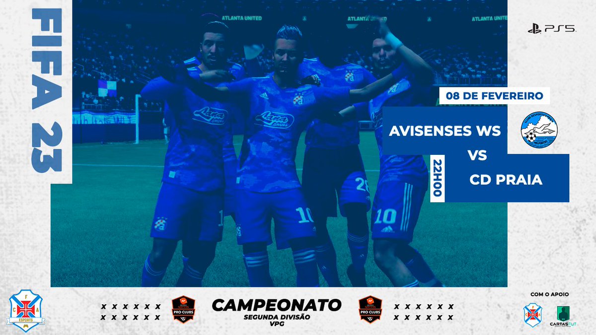 CF "os Avisenses" eSports (@cfa_esports) on Twitter photo 🅿🆁🅾 🅲🅻🆄🅱🆂 🅿🆂
🏆 Segunda Liga - @vpg_pt
🎮 4ª Jornada
🆚 CD Praia Milfontes
⏰ 22h00
🤜Com o apoio de🤛
Clube de Futebol "Os Avisenses"
<a href="/CrfFut/">Cartas Fut CRF</a>
#UmClubeVáriasModalidades #cfavisenses 🅿🆁🅾 🅲🅻🆄🅱🆂 🅿🆂
🏆 Segunda Liga - @vpg_pt
🎮 4ª Jornada
🆚 CD Praia Milfontes
⏰ 22h00
🤜Com o apoio de🤛
Clube de Futebol "Os Avisenses"
<a href="/CrfFut/">Cartas Fut CRF</a>
#UmClubeVáriasModalidades #cfavisenses
