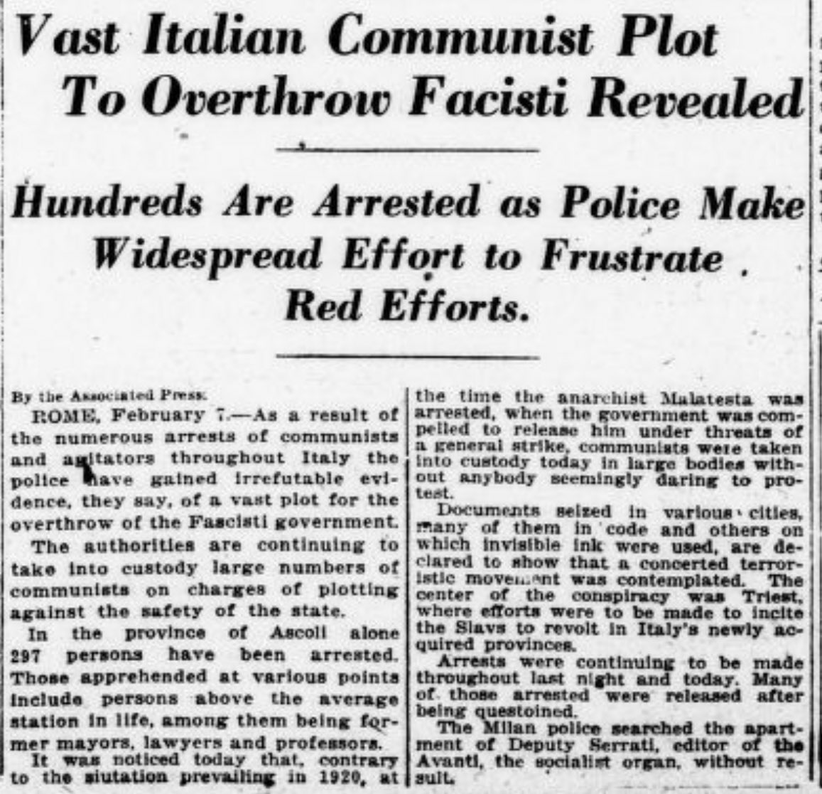 1923 Live On Twitter Italian Police Arrest Hundreds Of Communists 1923-live-on-twitter-italian-police-arrest-hundreds-of-communists