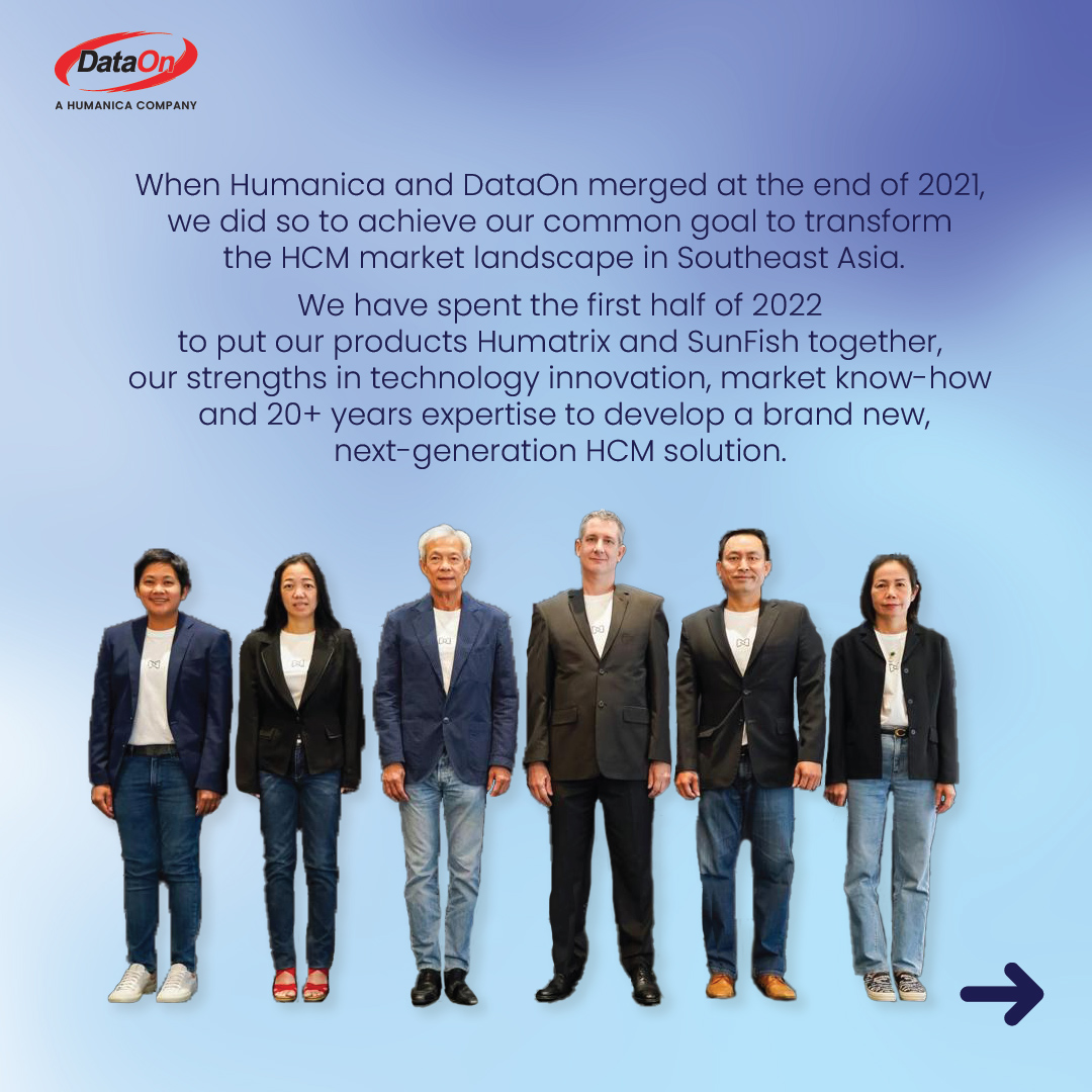 DataOnCorp's tweet image. Follow this link dataon.com/humanica-and-d… to discover an in-depth description of the big and small innovations that help companies to drive REAL, MEANINGFUL impact on their organization

Thread 2

#DataOn #Humanica #SunFish #Workplaze #HCM #Technology