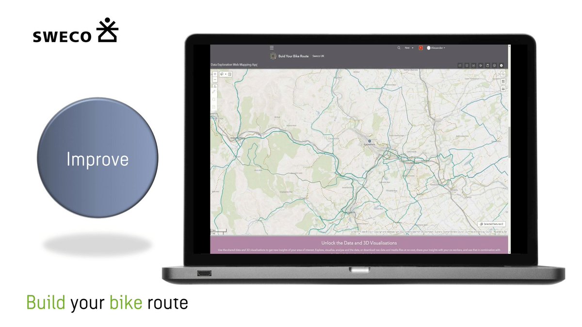 CivTechScotland's tweet image. Now it&apos;s time to hear from Sweco UK Ltd. 

They&apos;ve  developed an online Toolkit to improve cycling infrastructure for Challenges 7.4

#cycling  #CivTech7 #DemoDay7 #TechForGood