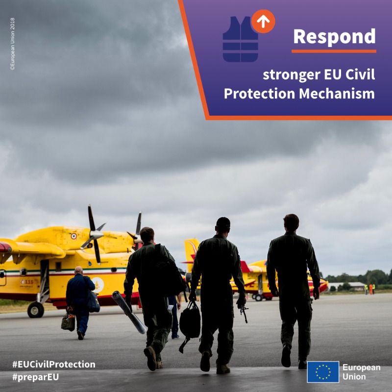 eu_echo's tweet photo. As disasters are becoming more frequent and complex, we must increase our prevention &amp; response capacities.

5 🇪🇺 disaster resilience goals will help authorities across Europe make better-informed decisions and protect citizens and livelihoods. 🚨👇

#preparEU #EUCivilProtection