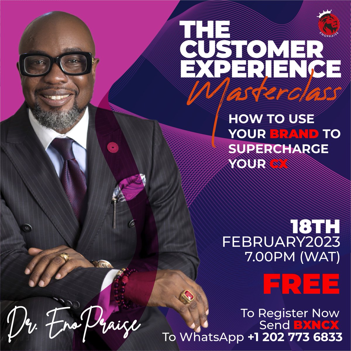 iamenopraise's tweet photo. As today's economy changes, customer perception becomes increasingly essential. Successful businesses understand the need to craft a distinct and positive image that resonates with customers.
Join the masterclass.

#customerexperience #brandexperience #cx #bx #perception #image https://t.co/Ba1cTIRcJs