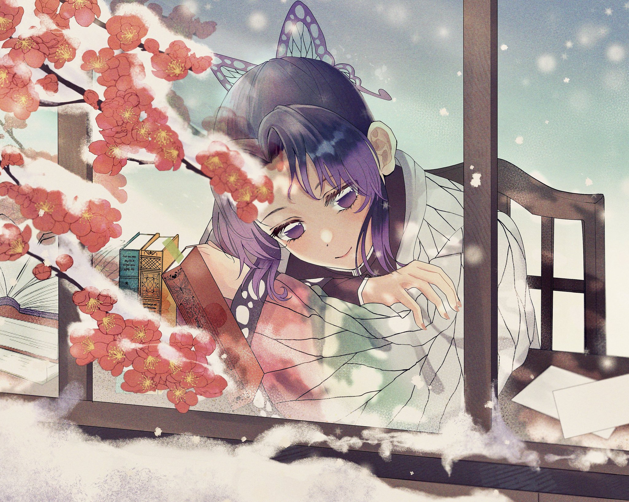 冬燈火（美人画・A2サイズ） 久世on X: 