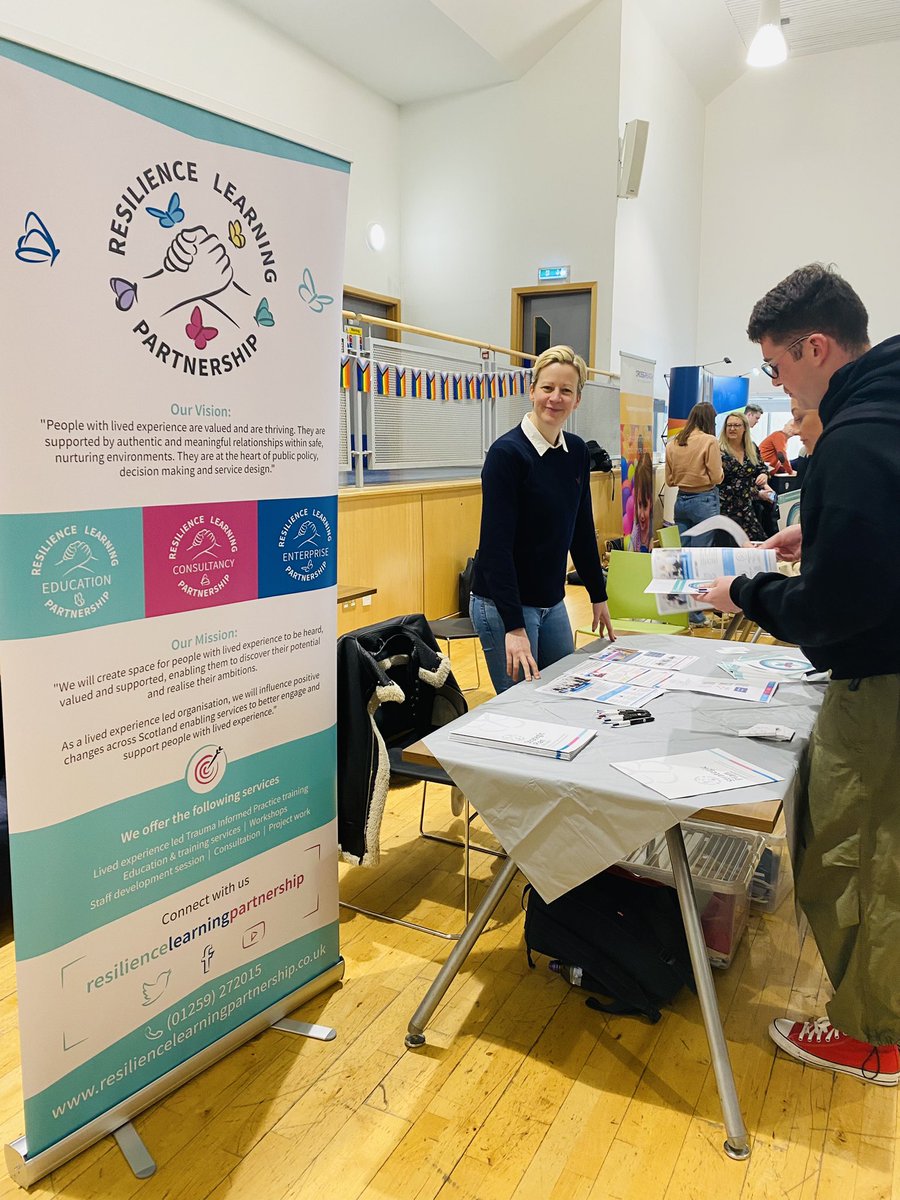 ResilienceLear1's tweet photo. All set up and ready to head off to the first presentation of the day! #KeepThePromise #KeepThePromiseGCC @Glasgow_Clyde @ThePromiseScot https://t.co/sMr81wBbHA