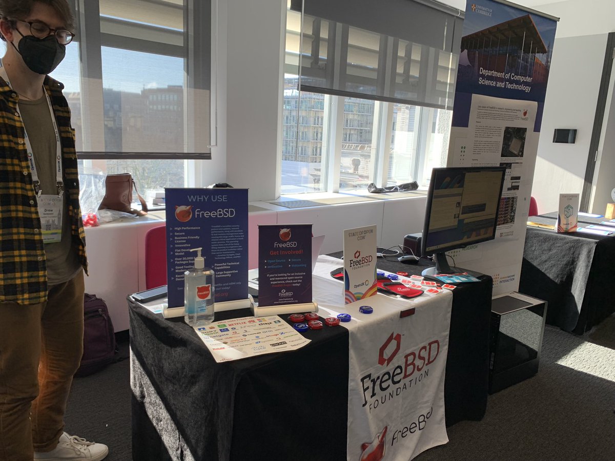 FreeBSD stand at OpenUK