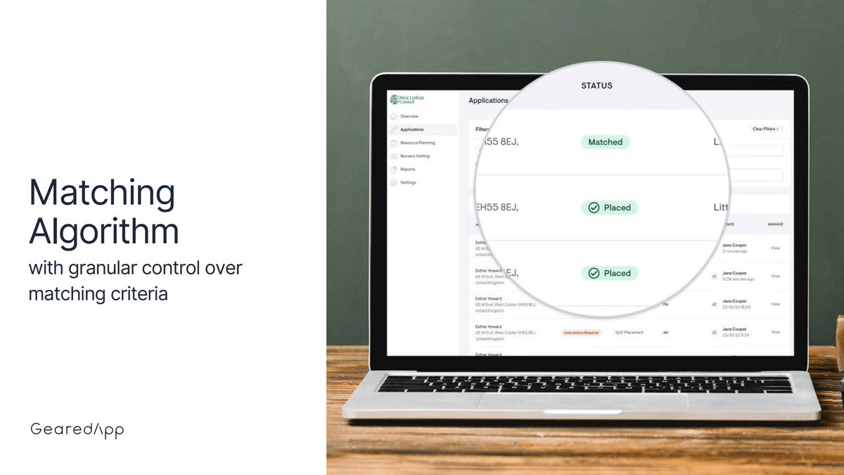 CivTechScotland's tweet image. We now hear from @GearedApp, who introduce their technology to match parent requirements and to nursery and early years learning providers. They hope to drastically reduce the amount of admin in processing nursery applications.

#CivTech7 #DemoDay7 #Childcare