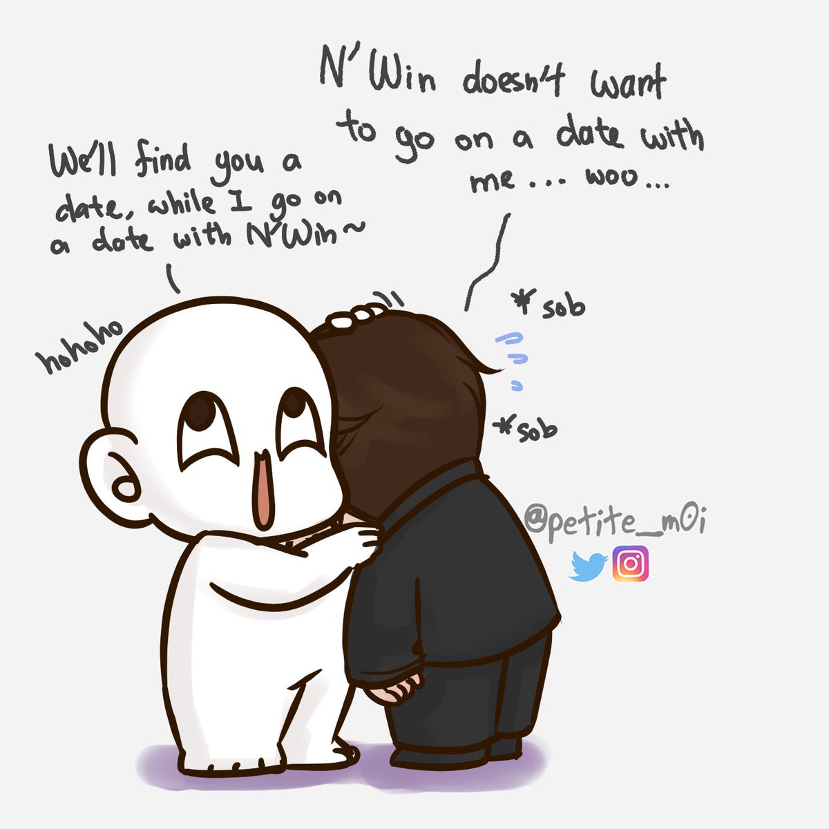 petite_m0i's tweet photo. Officially open to find an eligible date for P’Baii to go to the zoo and movie 2gether. 

While I go on a date with N’Win~ 🌚hohoho

#ยิ้มหวาน #brightwin #snowballpower #ไบร์ทวิน #bbrightvc #winmetawin #CLIPSTUDIOPAINT  #ShootingStarInTaipei https://t.co/wSLxPoNcLA