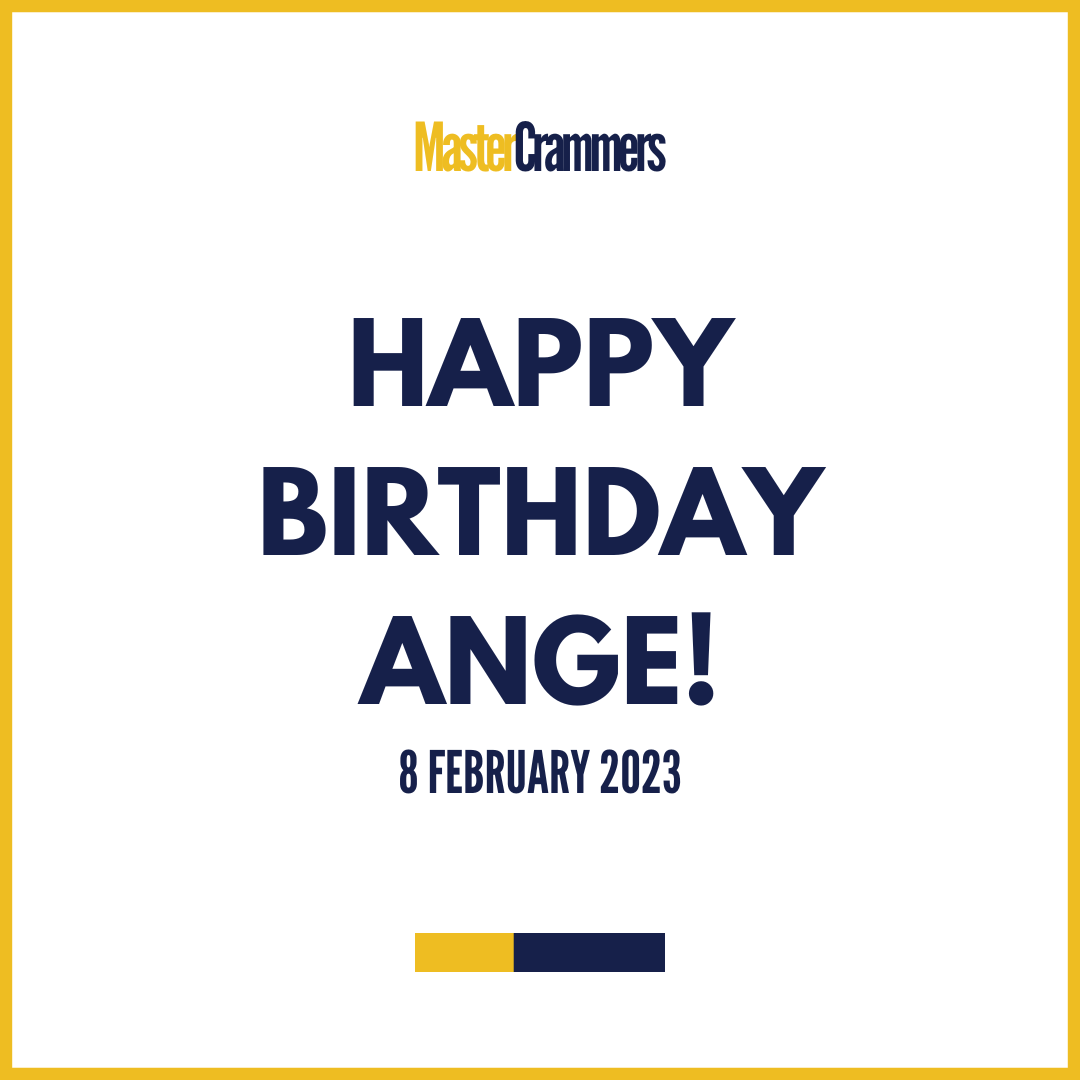 mastercrammers's tweet photo. Happy Birthday Master Ange! 🥳

#MasterCrammers2023 
#TakesAllOfUsToTheSummit https://t.co/Lh80K7IK5t